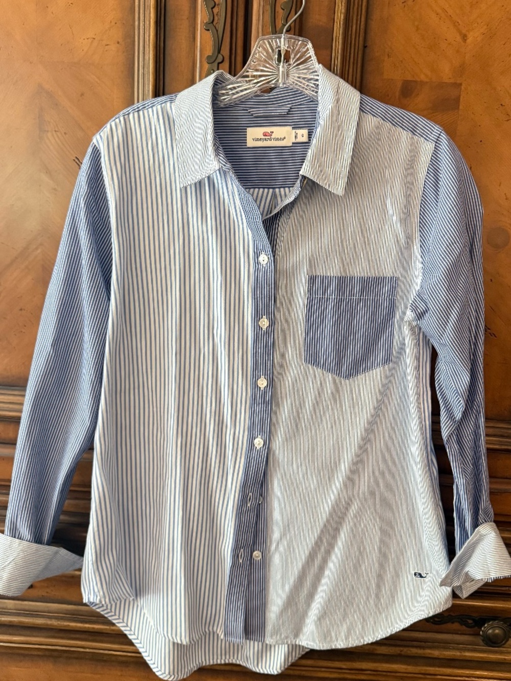 Vineyard Vines Button-down Shirt Whale Relaxed Plaid Stripes Long Sleeve